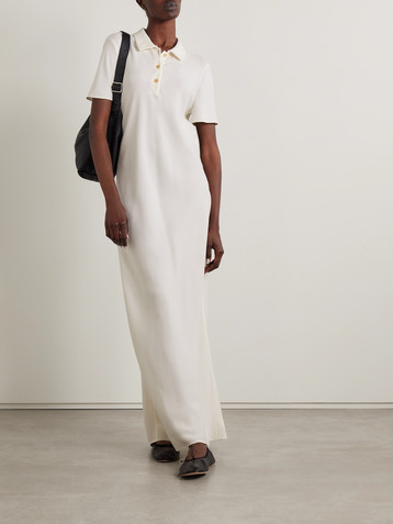 The Row Valenit silk-crepe maxi dress