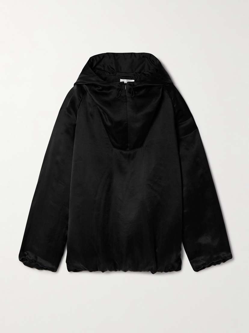 The Row Garel Satin Hoodie