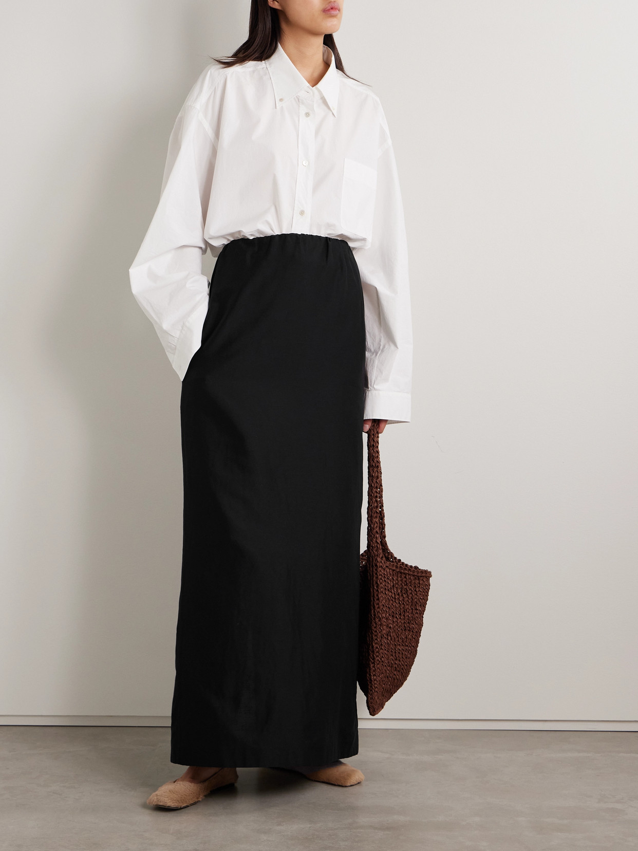 The Row Saul Midi Skirt