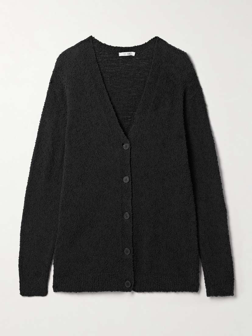 The Row Krystal Cotton-bouclé Cardigan