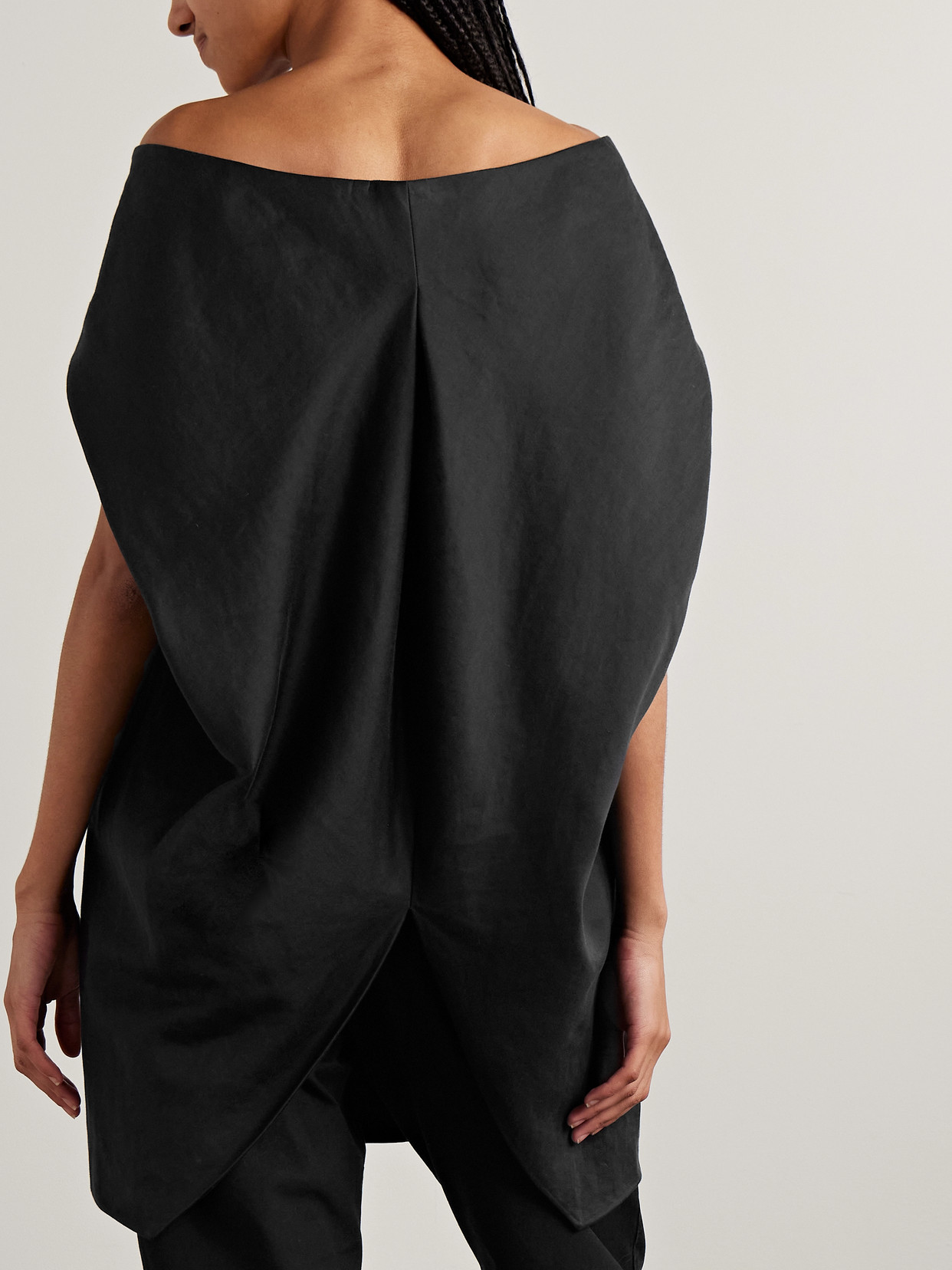 Pallenberg Off-The-Shoulder Wool-Blend Blouse