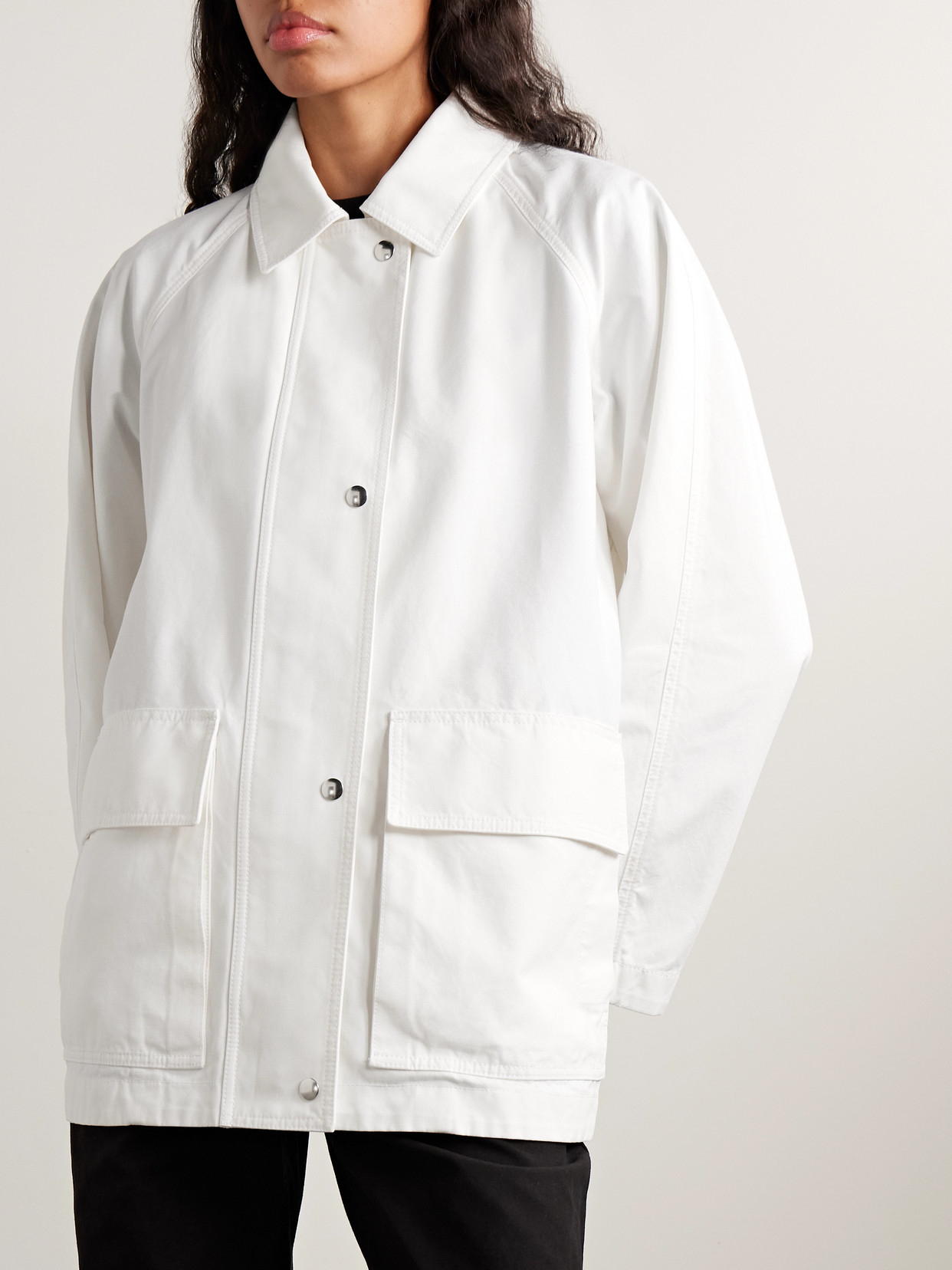 Elodianna Cotton-Canvas Jacket