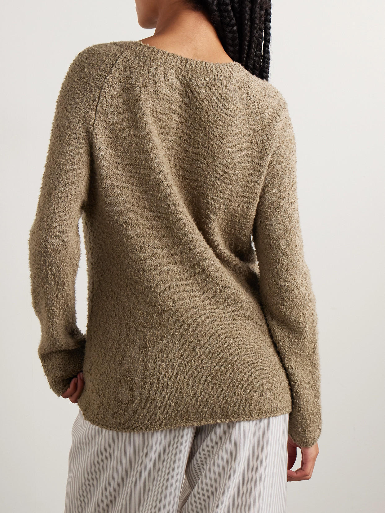 The Row Kathy Sweater - Women's - Cotton/lycra In Brown