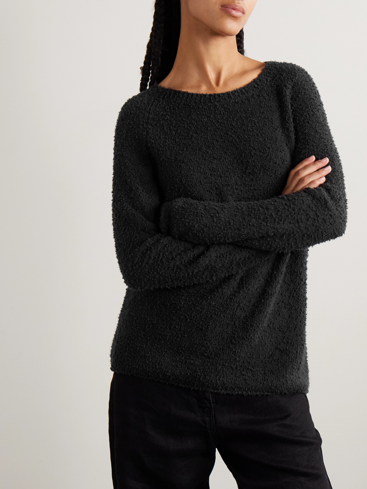 The Row Kathy Cotton-bouclé Sweater