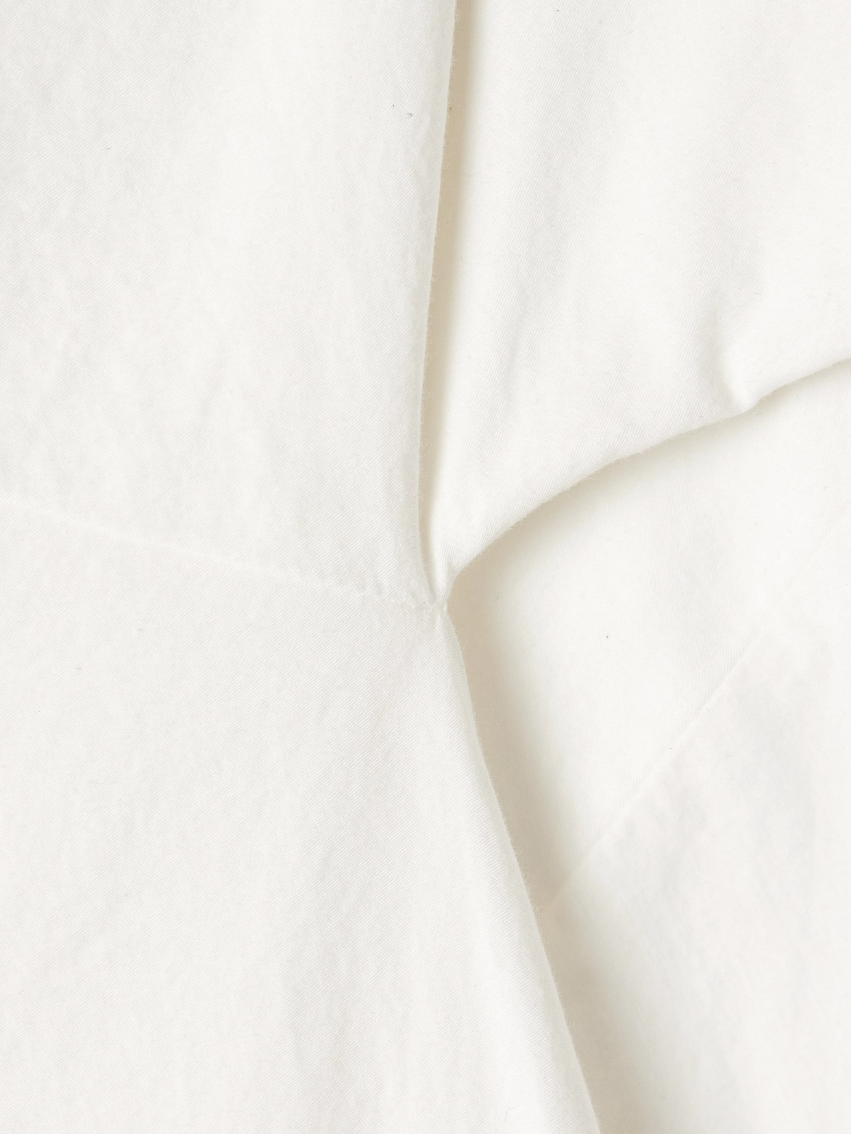 The Row Anitas Off-the-shoulder Cape-effect Cotton-poplin Midi Dress In White