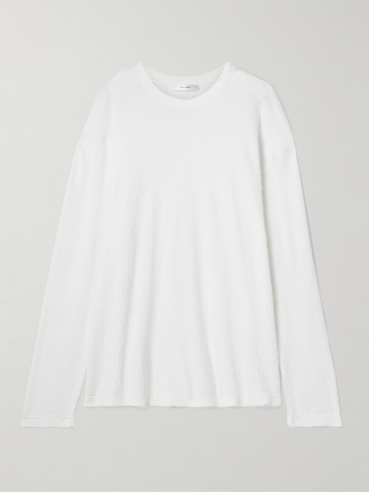 The Row Kabira Oversized Brushed Cotton-jersey T-shirt