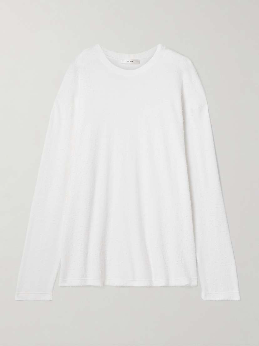 The Row Kabira Oversized Brushed Cotton-jersey T-shirt