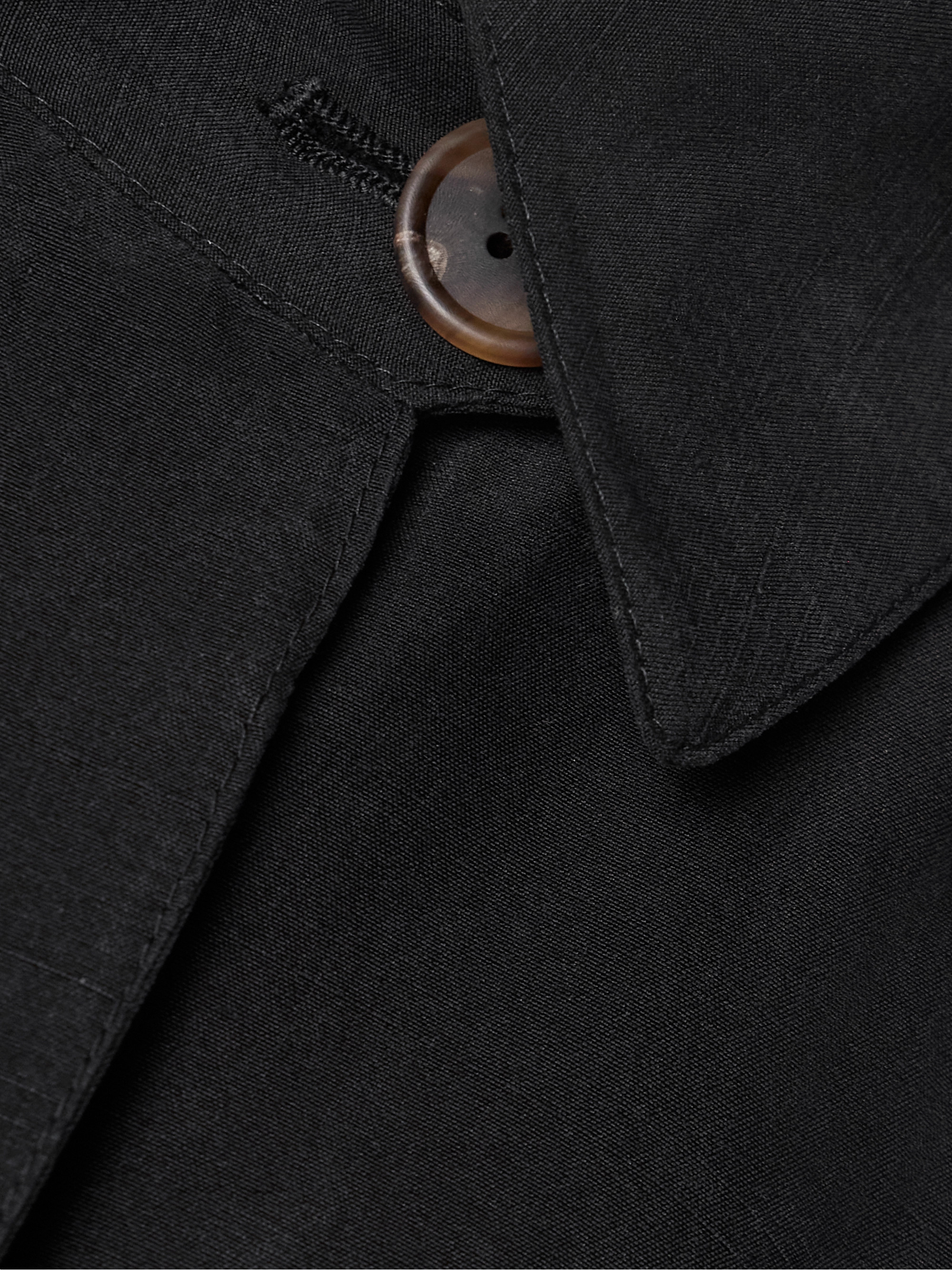 The Row Ryo belted silk trench coat