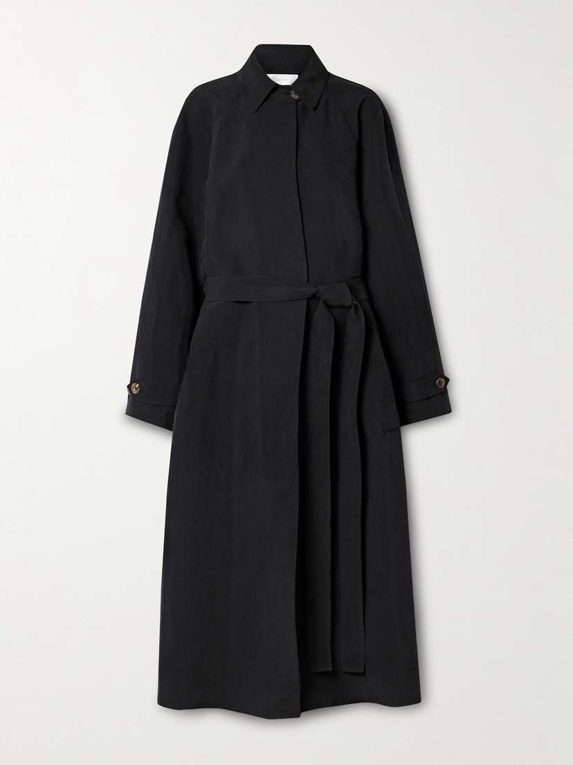 The Row Ryo Belted Silk Trench Coat