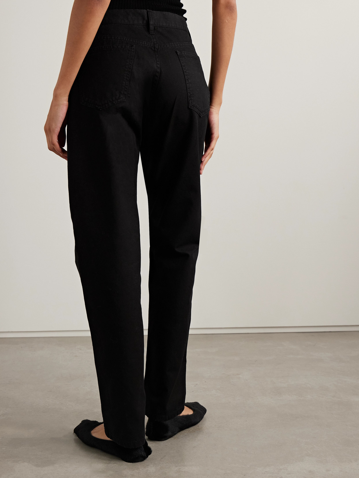 The Row Landais Mid-rise Straight-leg Jeans