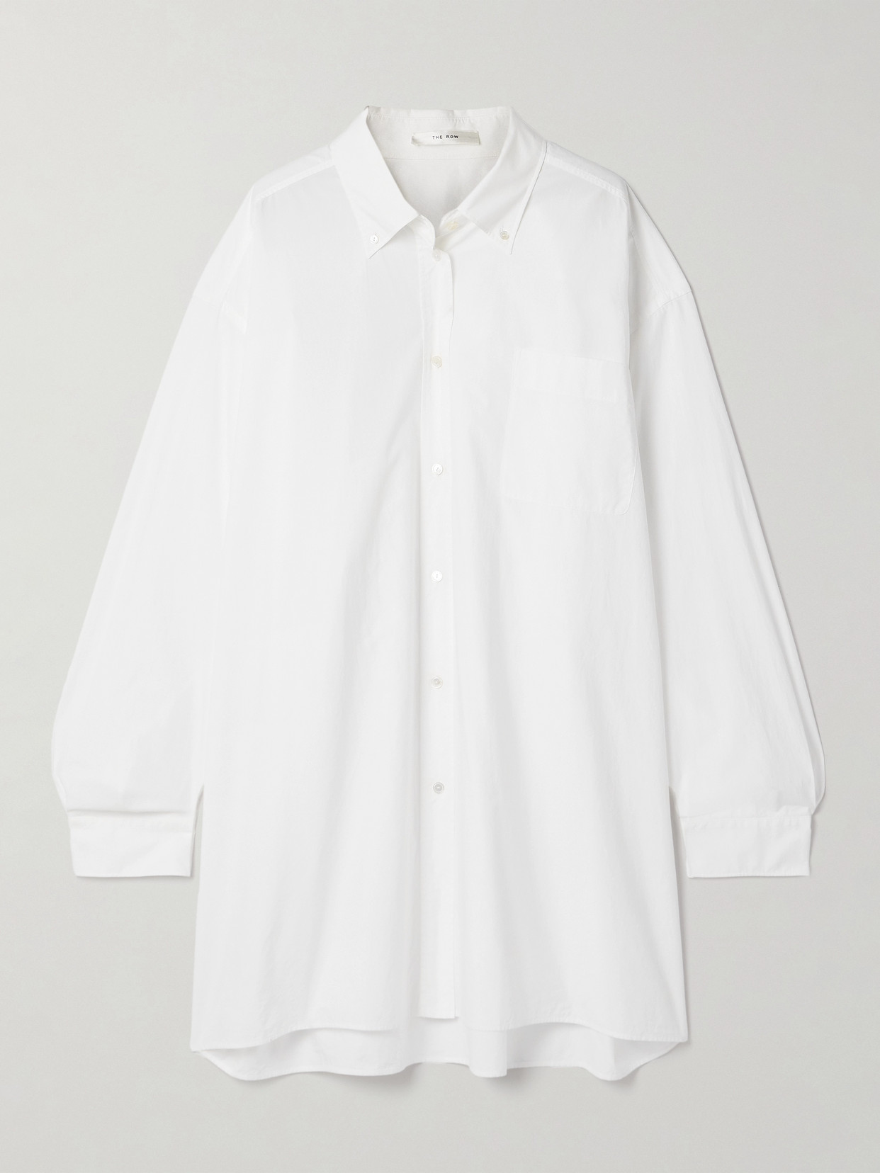 The Row Victoria Oversized Cotton-poplin Shirt