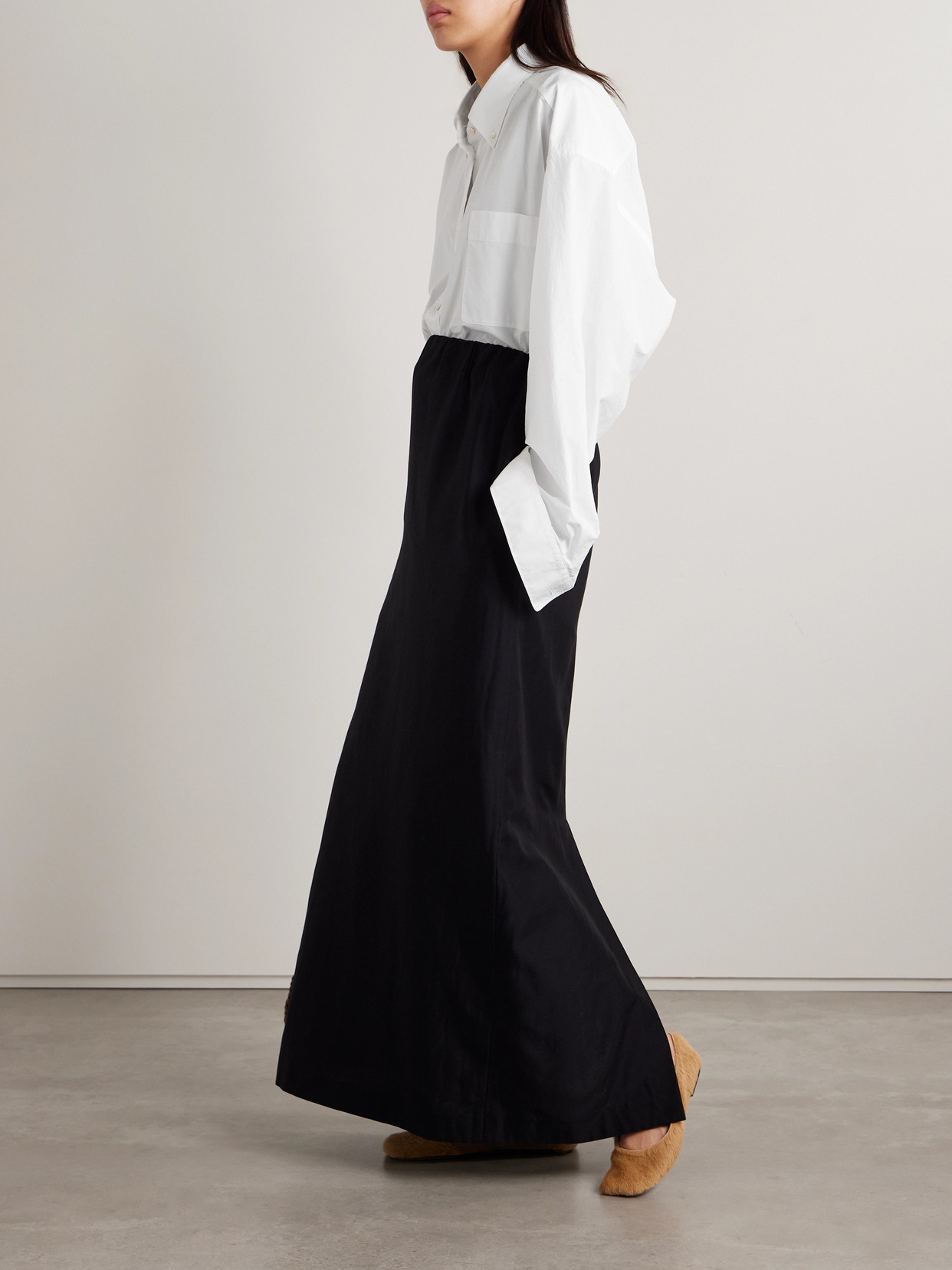 The Row Victoria Oversized Cotton-poplin Shirt