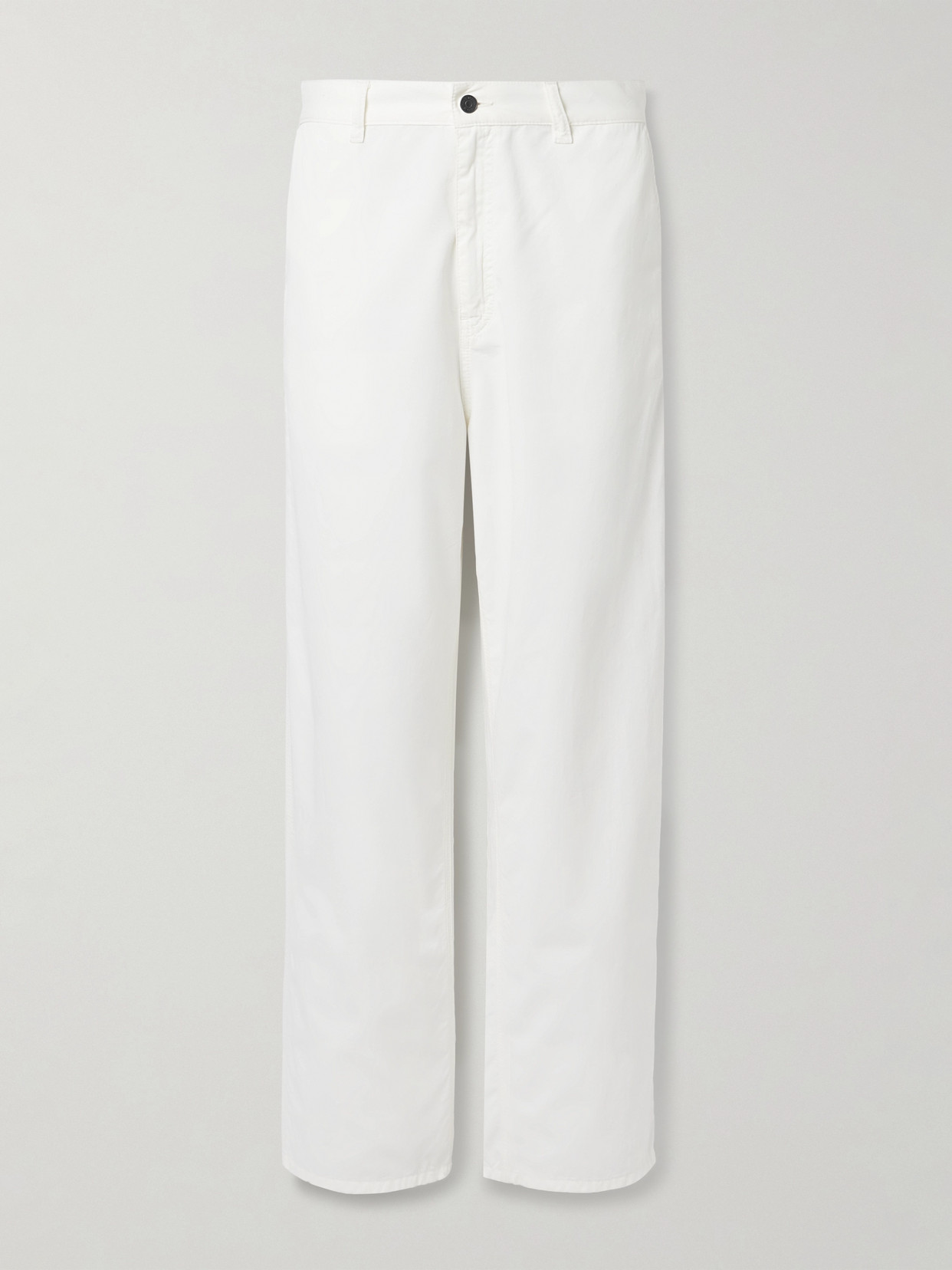 The Row Sharka Cotton And Cashmere-blend Twill Wide-leg Pants
