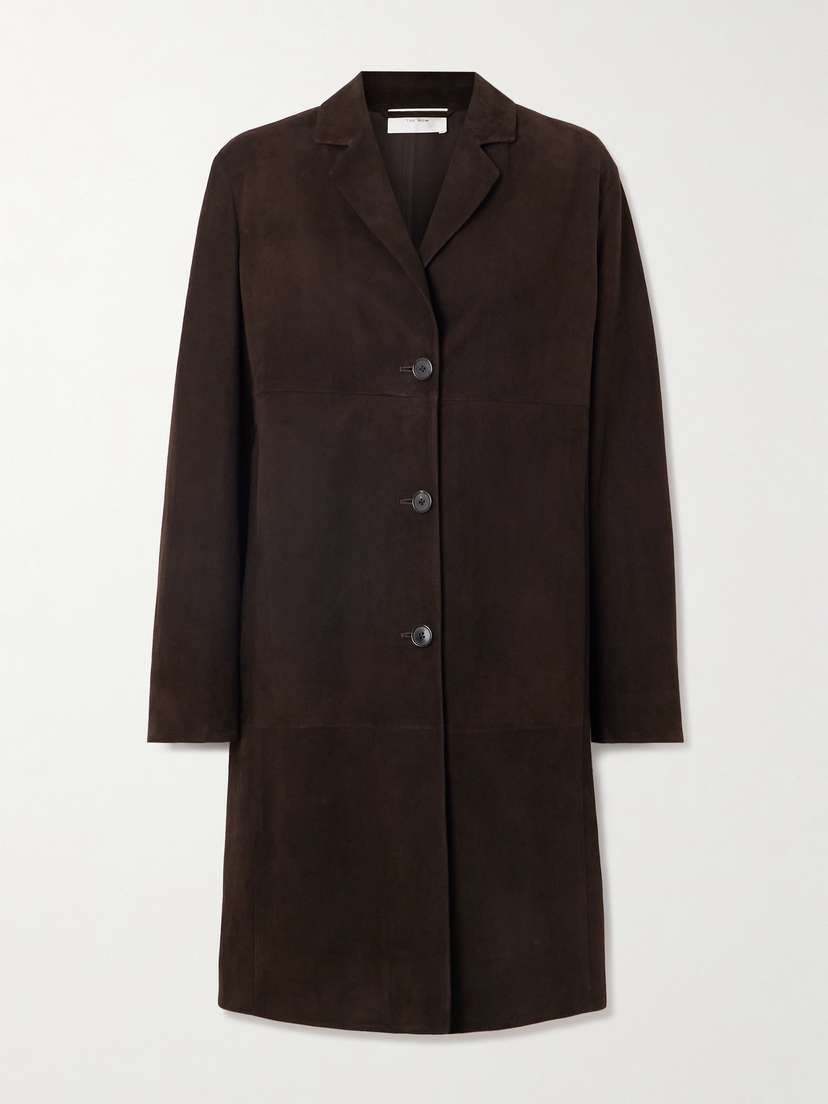 The Row Babilonia Suede Coat