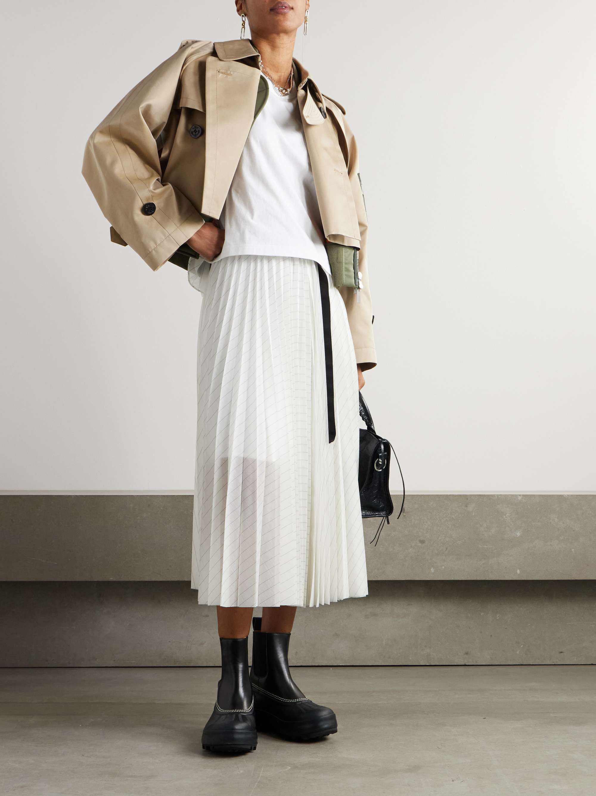 sacai］Stripe Shirting Skirt – MaW SAPPORO