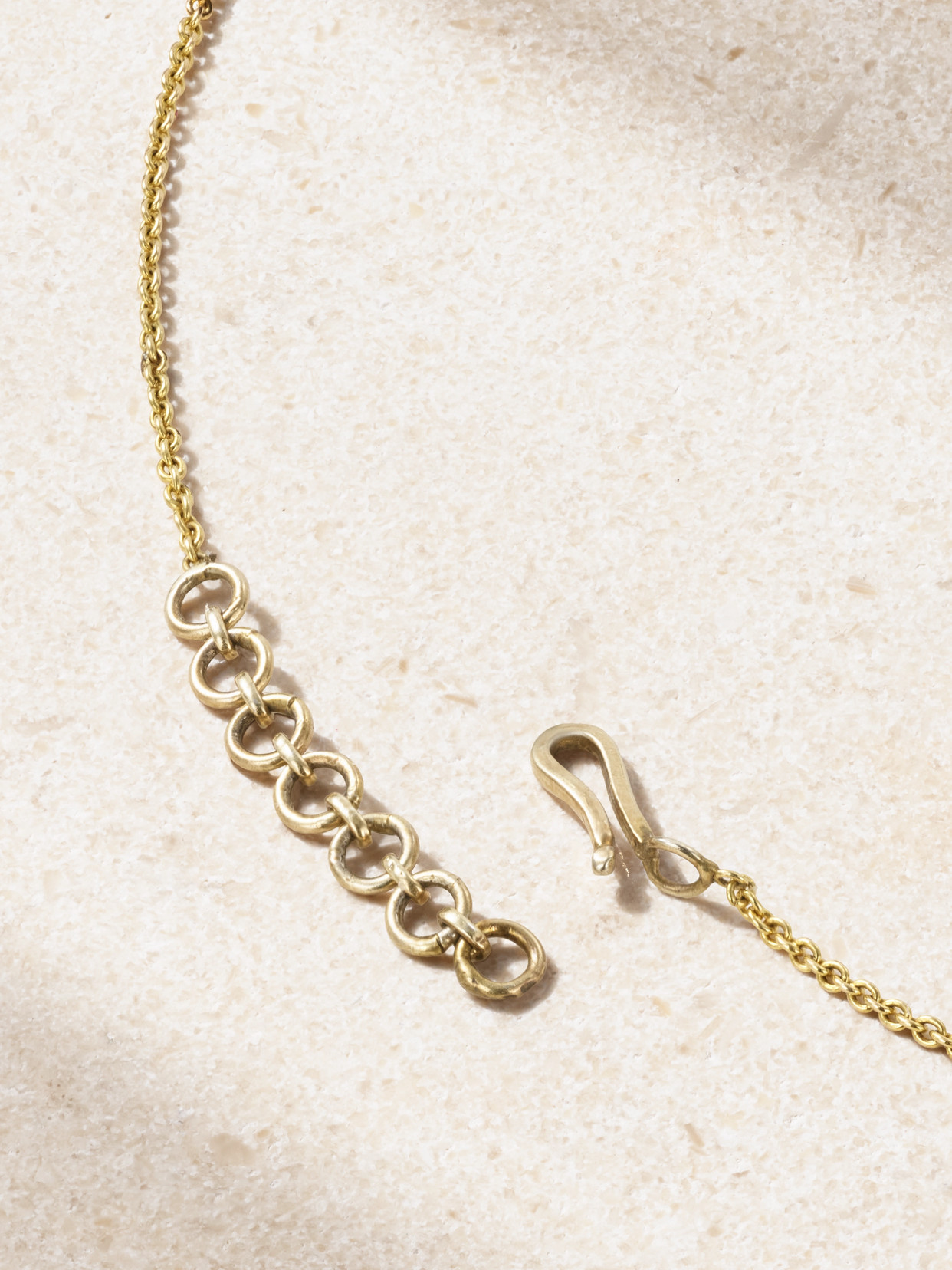 Amrapali London Jaipur 18-karat Gold, Emerald And Diamond Necklace In Gold