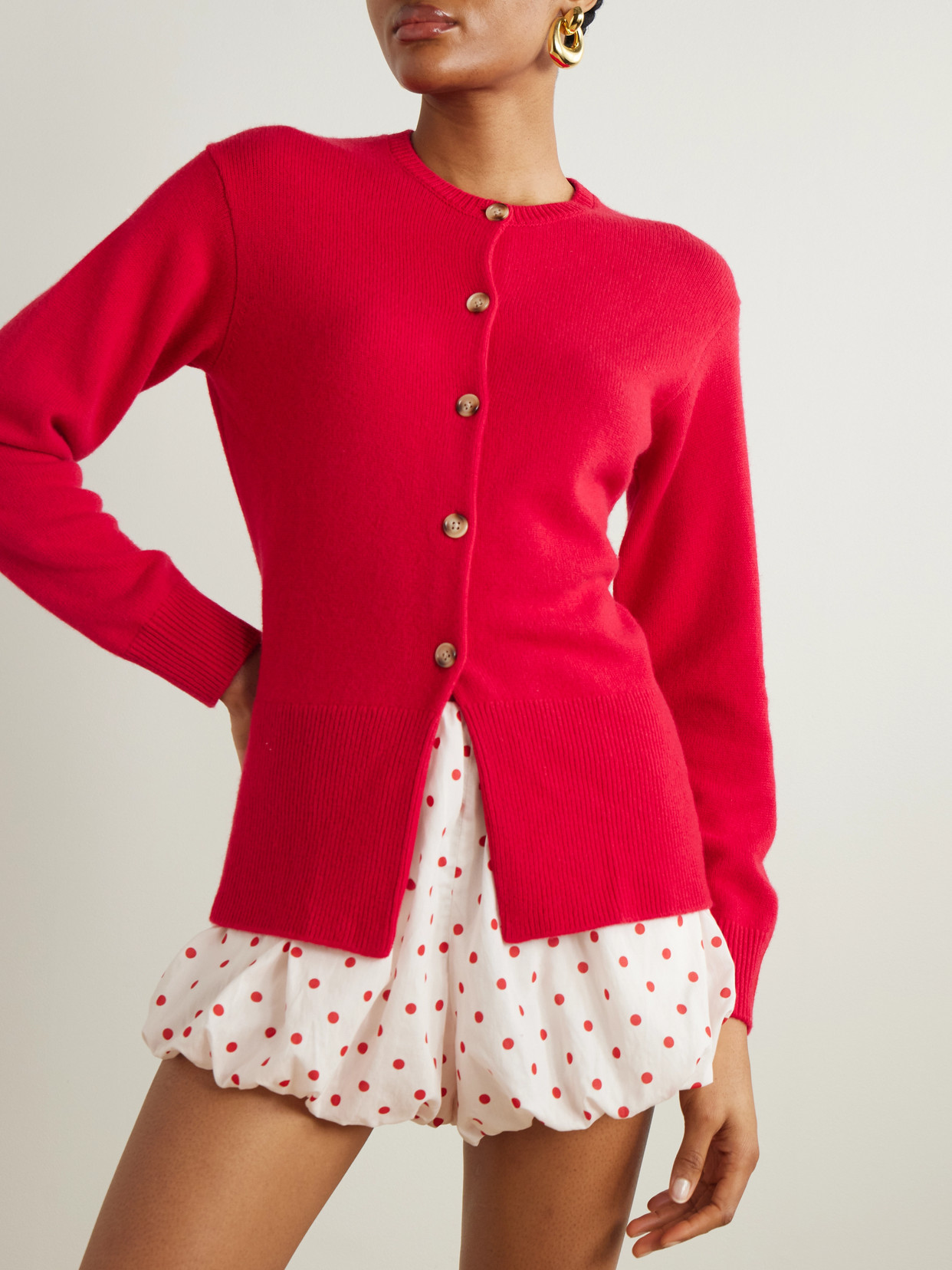 POSSE TERESA WOOL AND CASHMERE-BLEND CARDIGAN