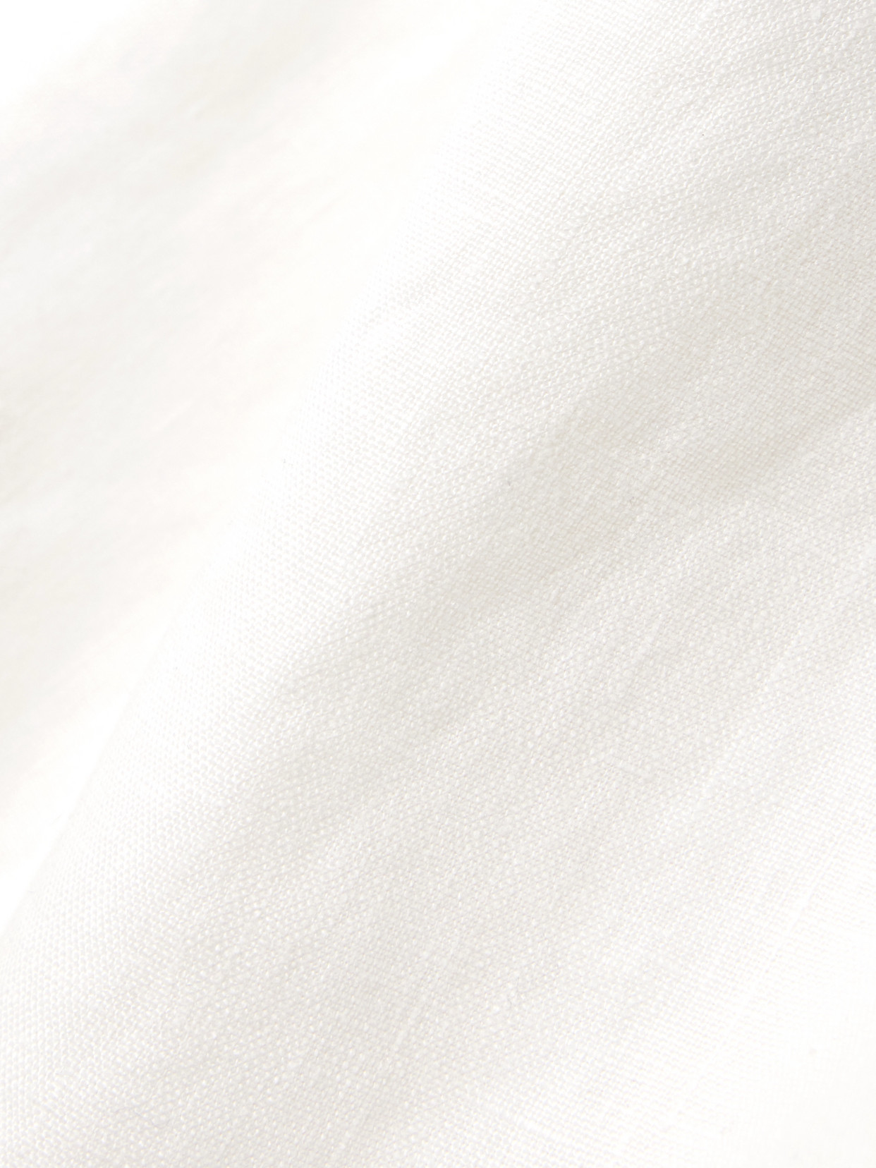 Posse Val Cropped Linen Top In Ivory