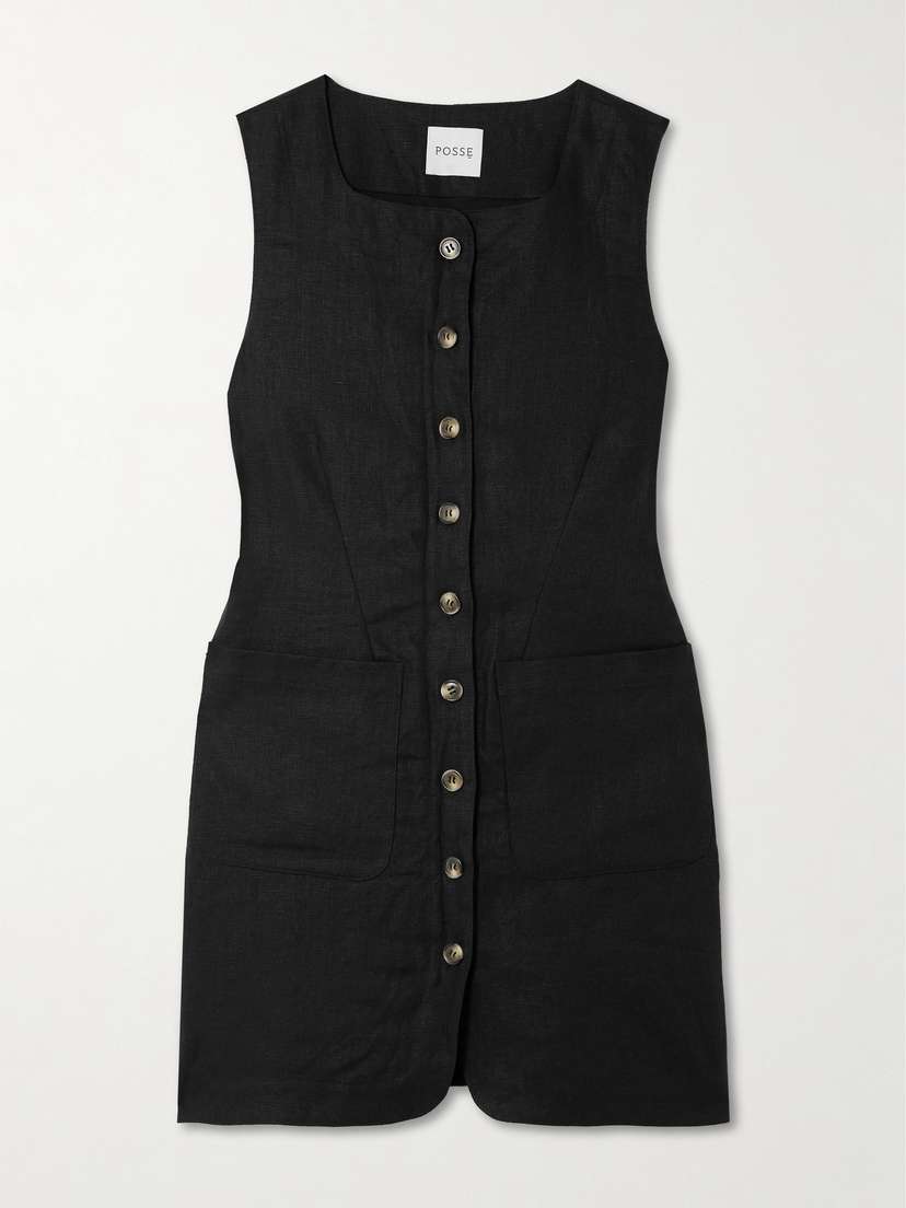Posse Emma Linen Mini Dress