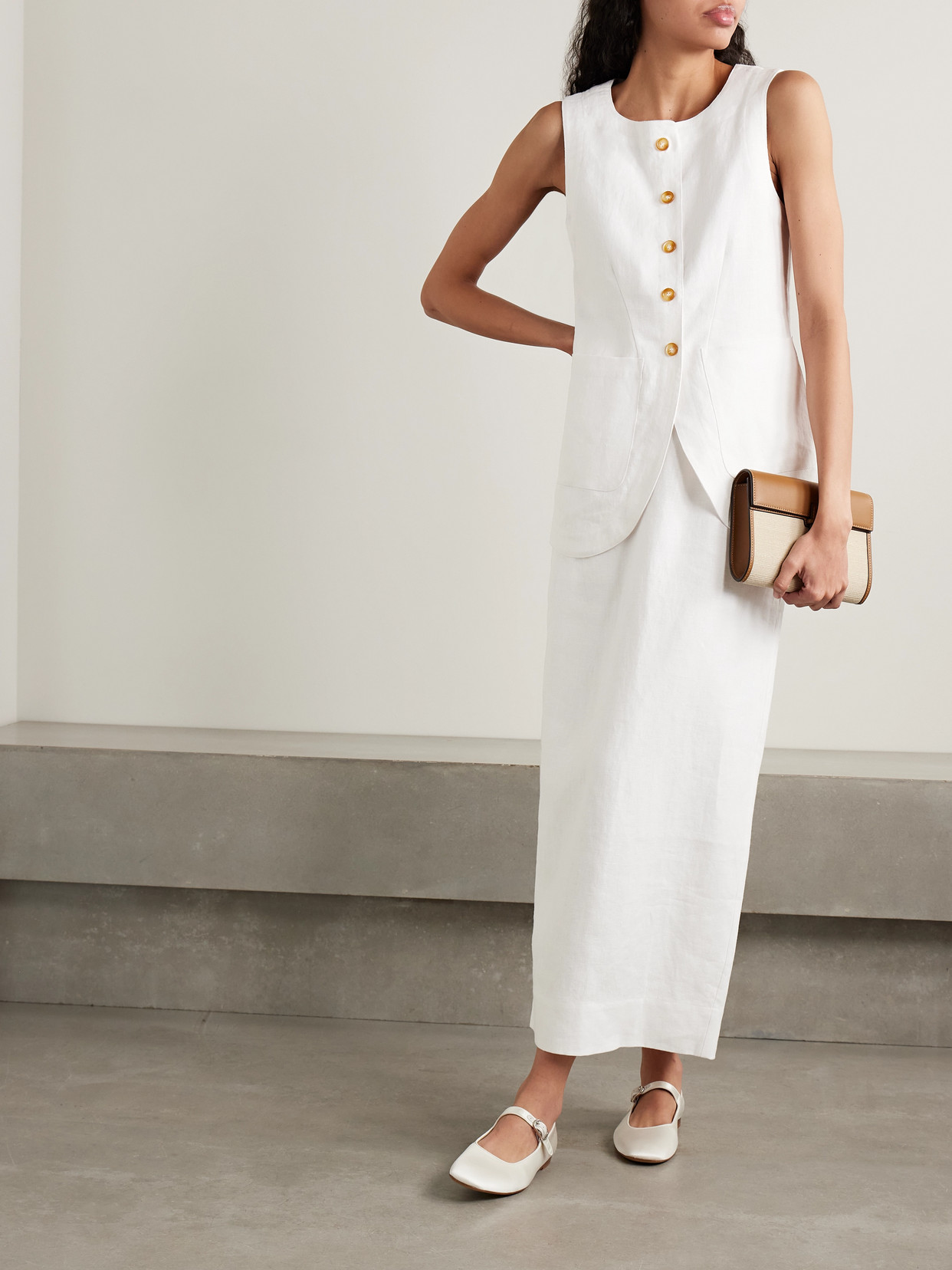 POSSE EMMA LINEN VEST 