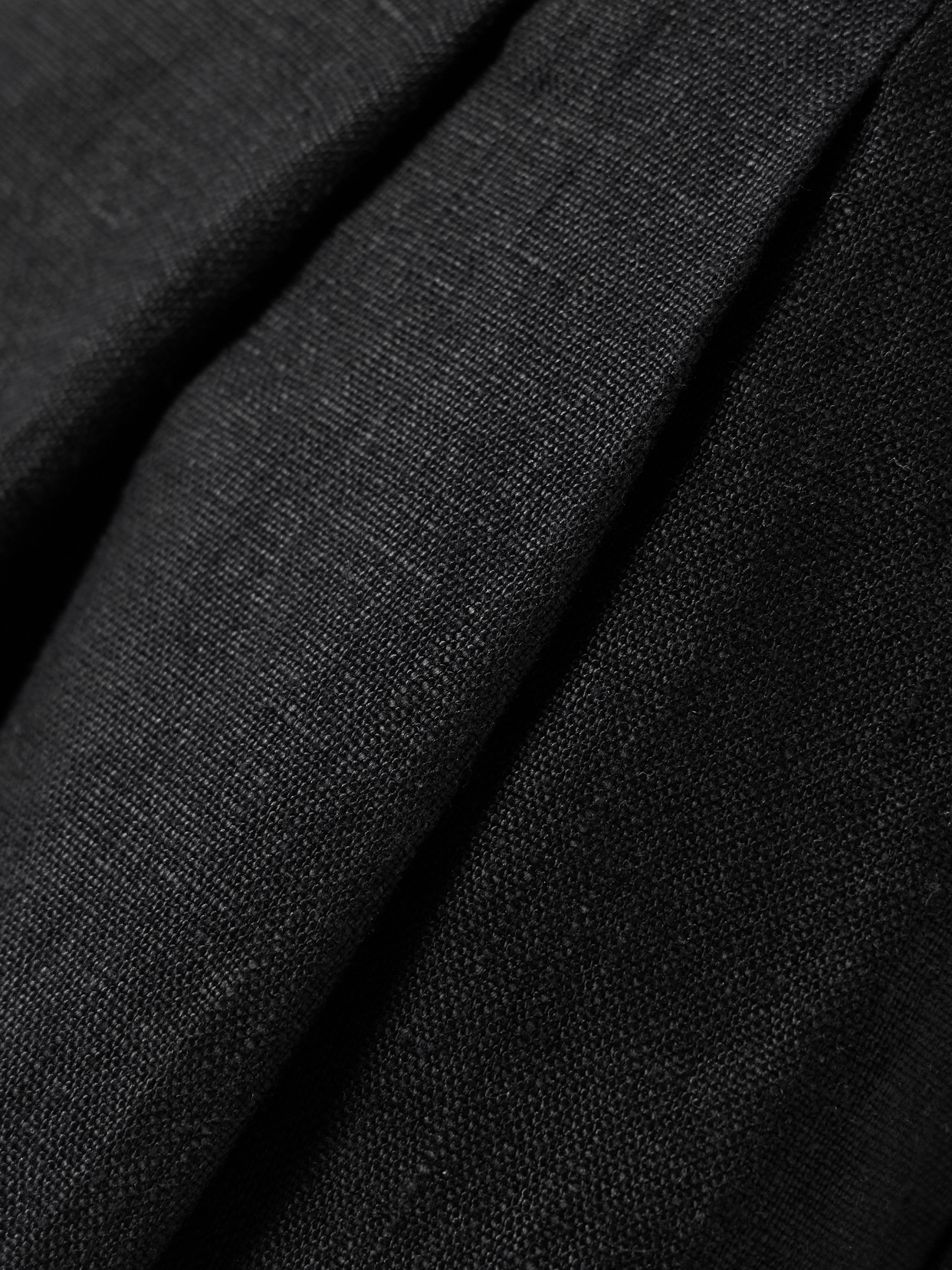 POSSE MARCHELLO PLEATED LINEN SHORTS