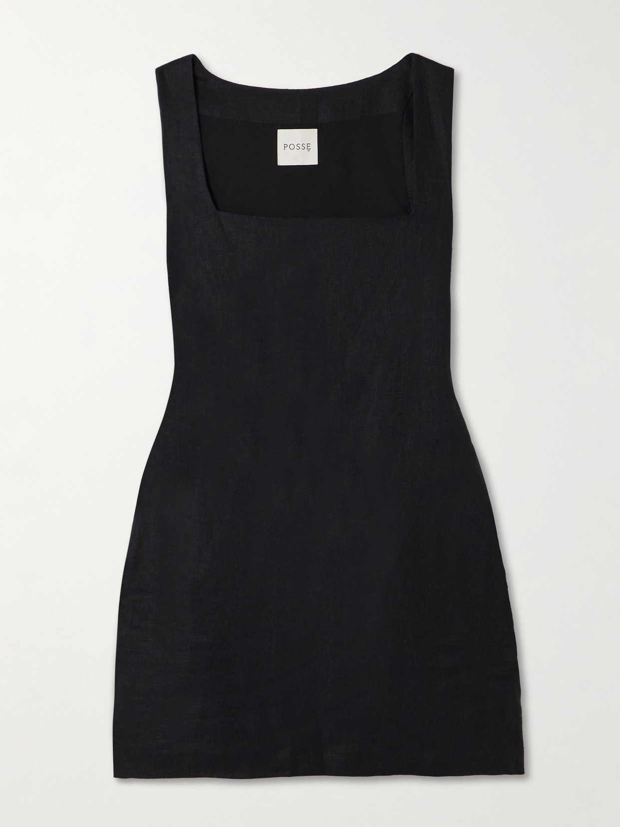 Posse - Alice Linen Mini Dress - Black