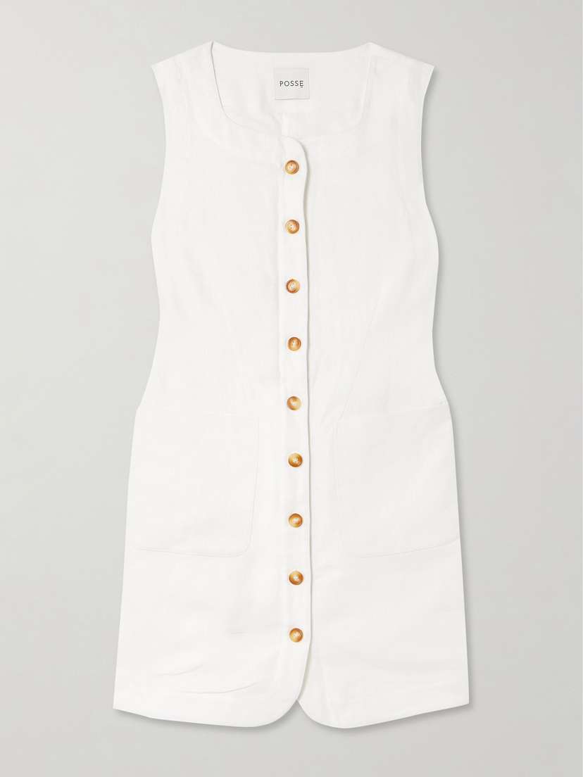Posse Emma Linen Mini Dress