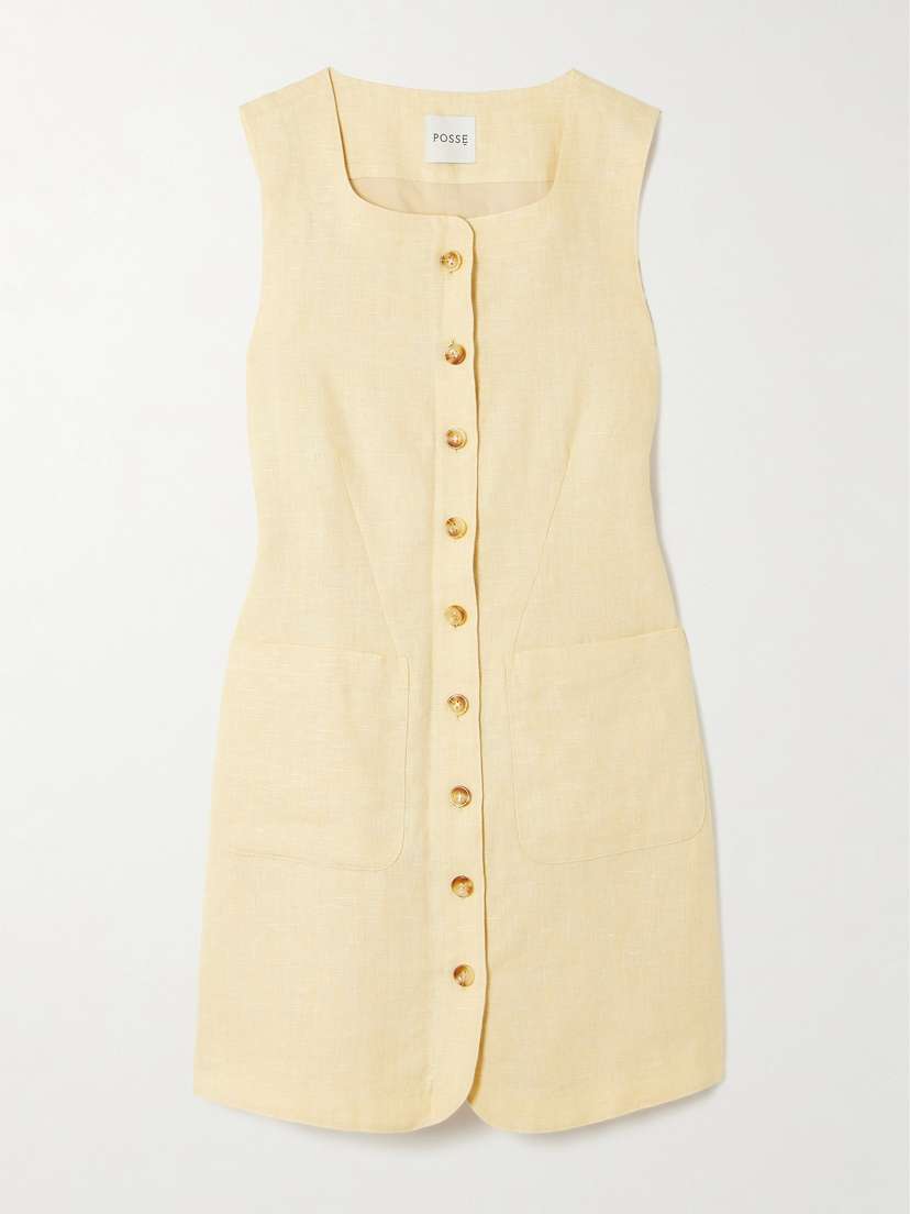 Posse Emma Linen Mini Dress