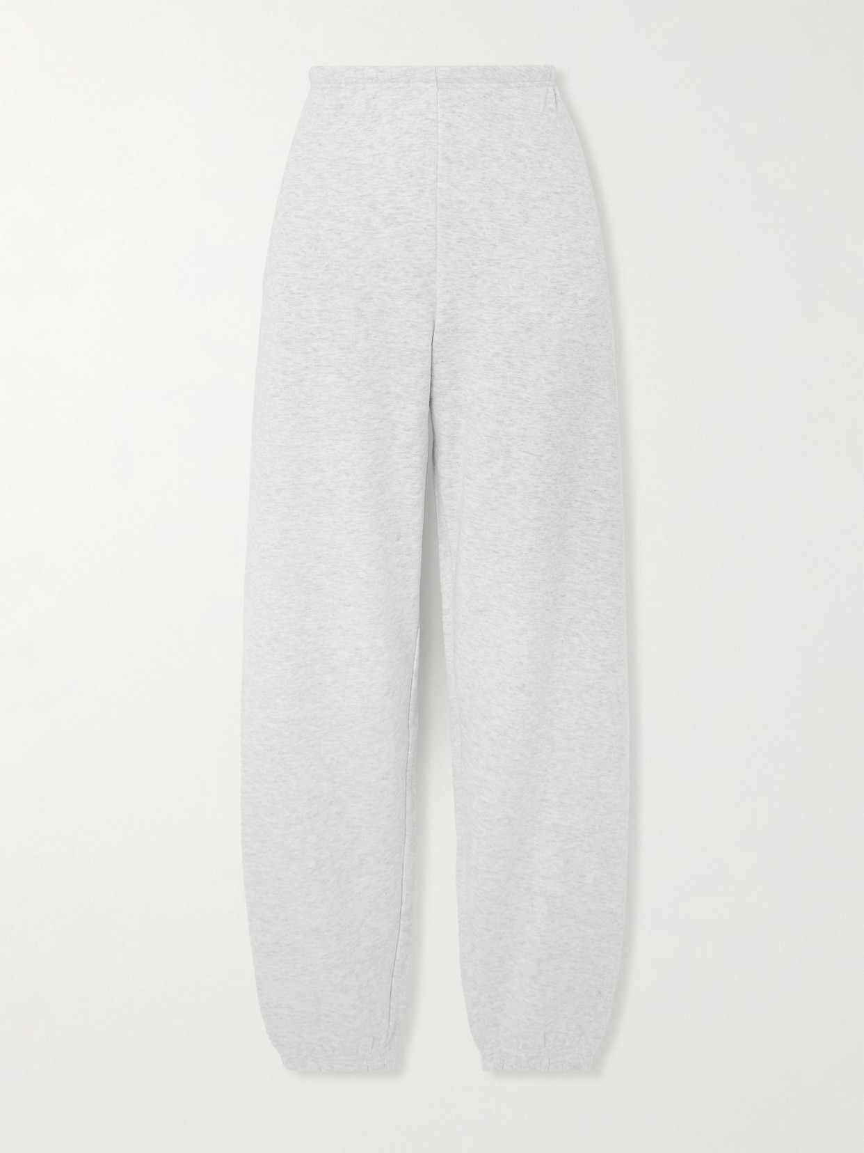 Skims Fleece Tapered Classic Sweatpants In Gray