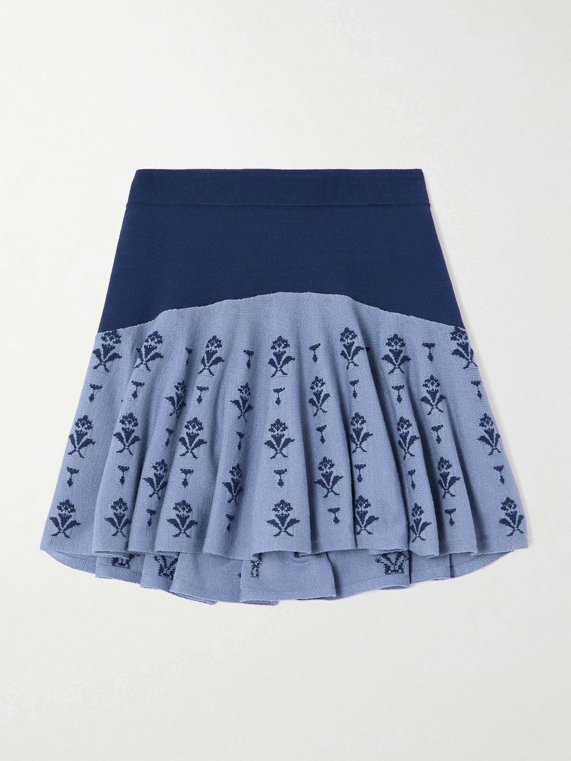 VELVET JEWELLERY BOX MINI BLUE TONES FLOWER PATTERN VELVET JEWELLERY BOX MINI BLUE TONES FLOWER PATTERN