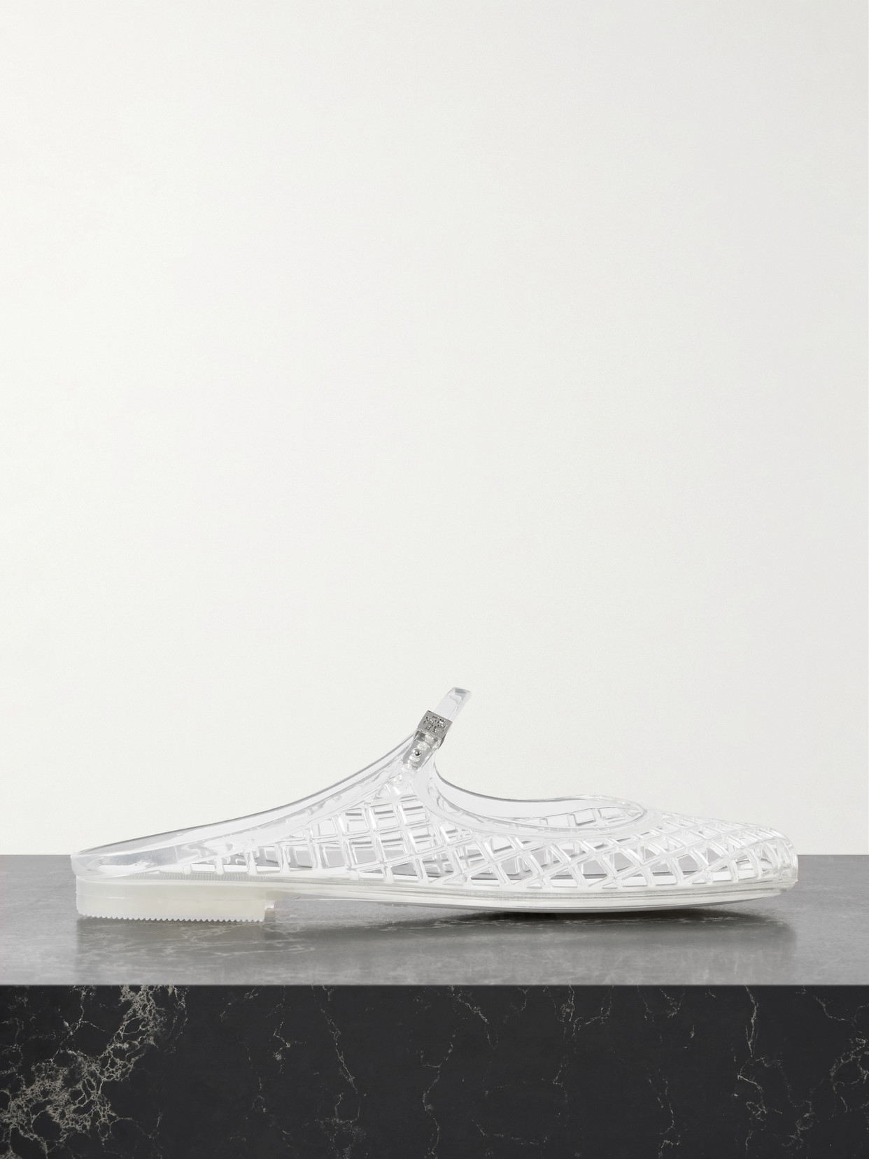 Tory Burch Mellow Cutout Rubber Mary Jane Slippers In Neutrals
