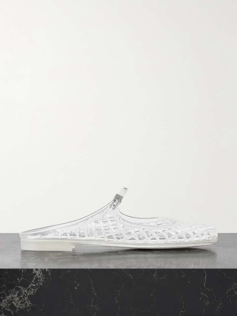 Tory Burch Mellow Cutout Rubber Mary Jane Slippers