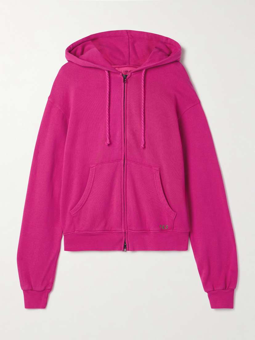 The Elder Statesman Daily Cotton And Cashmere-blend Jersey Hoodie