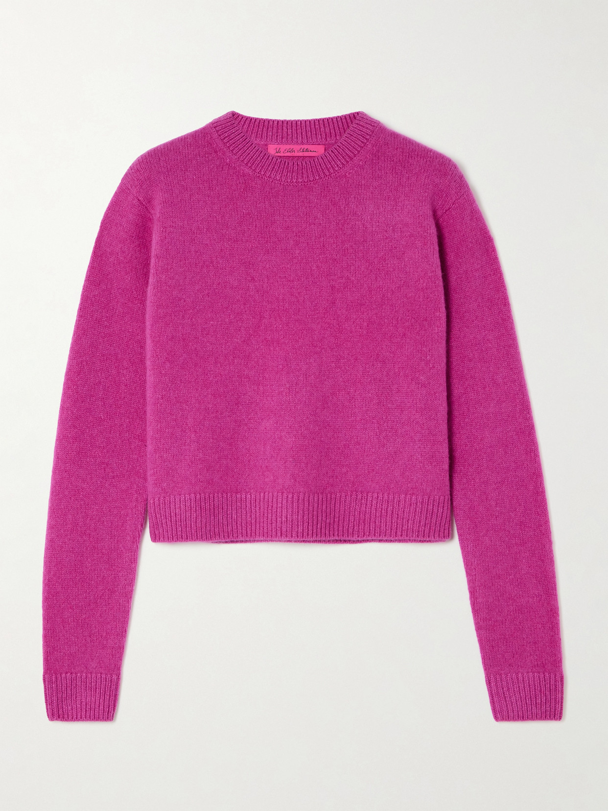 The Elder Statesman Cashmere Sweater In Pink
