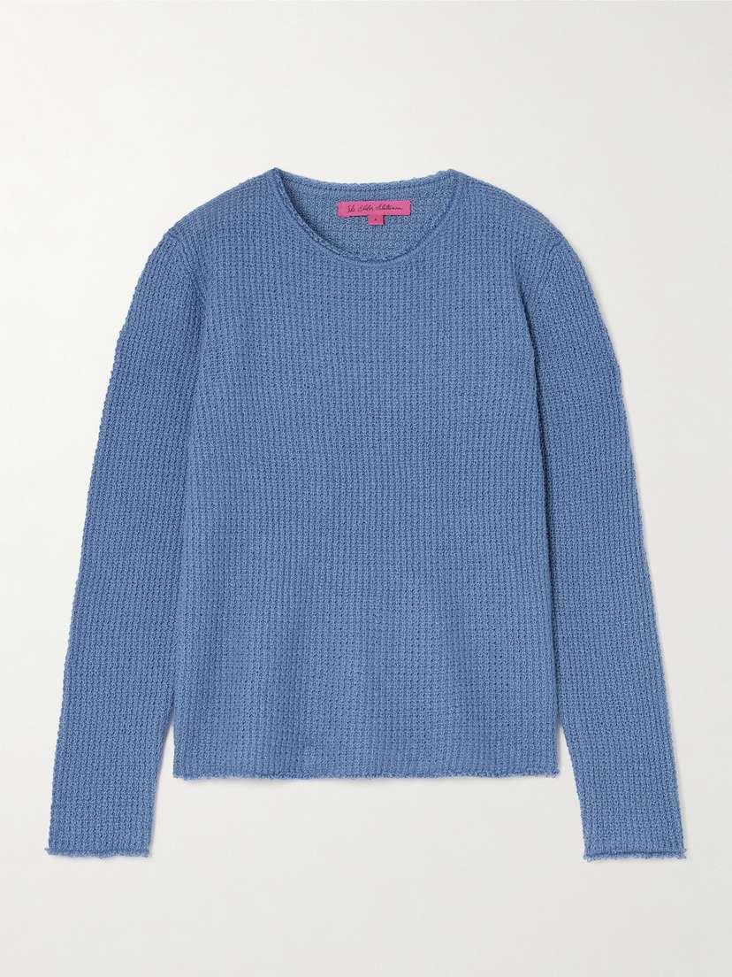The Elder Statesman Nora Lite Cotton Sweater
