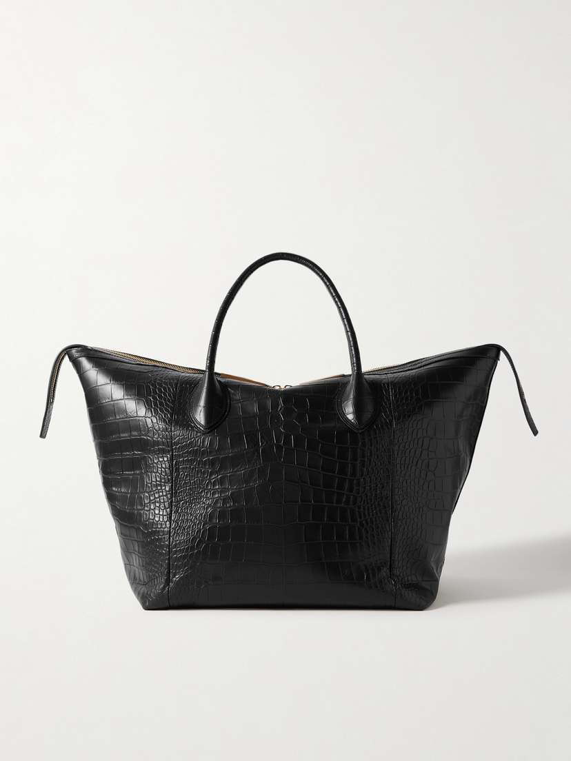 Khaite Kasia Medium Croc-effect Leather Tote