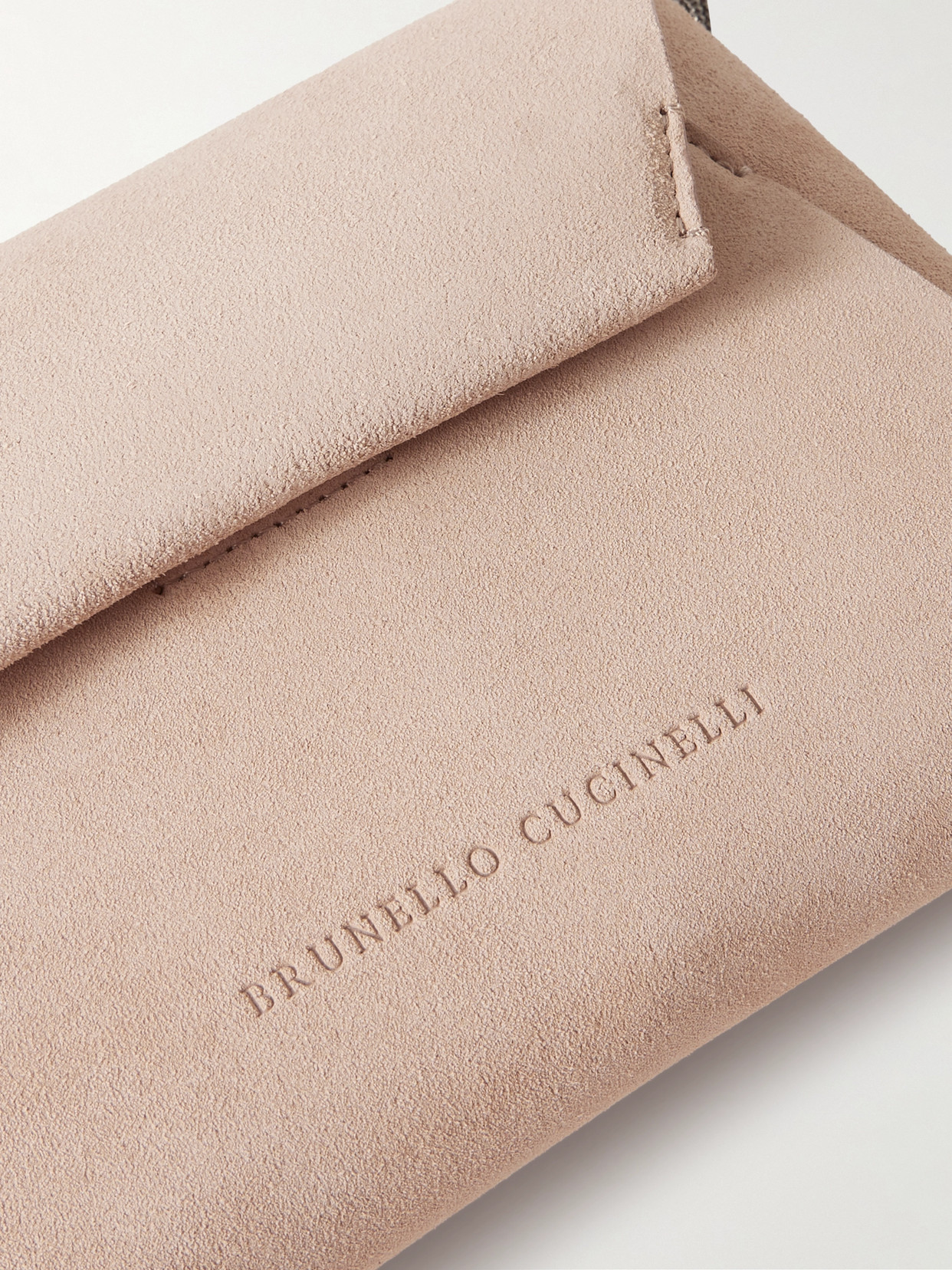 BRUNELLO CUCINELLI MINI SUEDE SHOULDER BAG