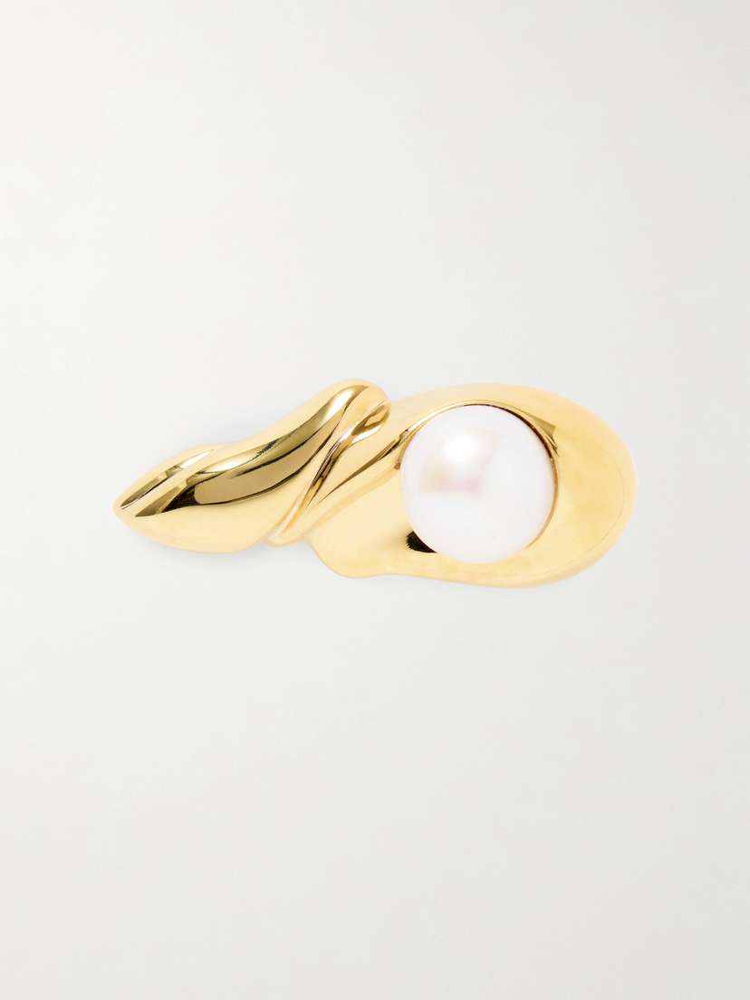 Completedworks plated Pearl Hair Clip