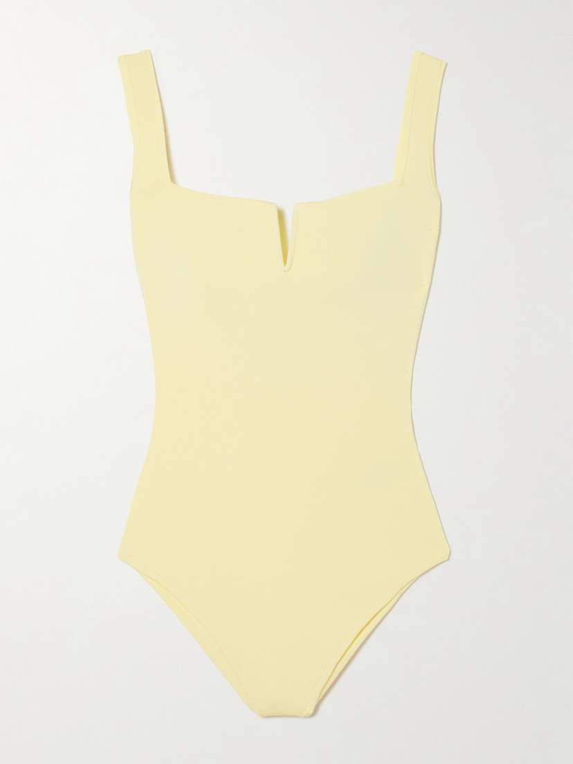 Galvan Freya Stretch-knit Bodysuit