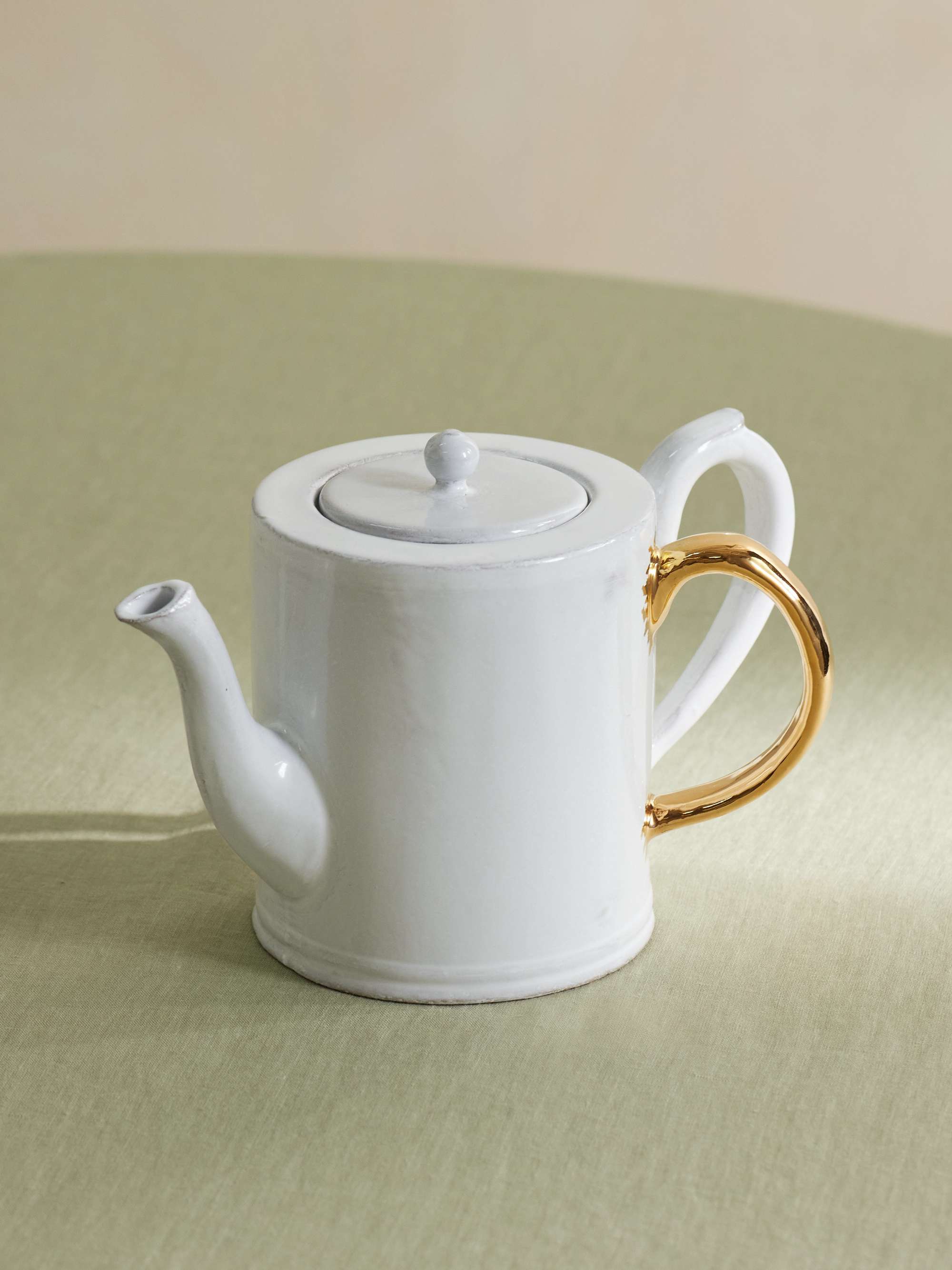 日本全国送料無料商品人気ランキング DE ASTIER VILLATTE teapot porcelain gold-plated Sacai + 花瓶・フラワースタンド