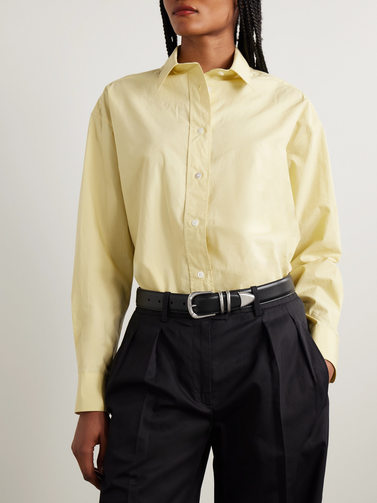 The Row Leather Belt