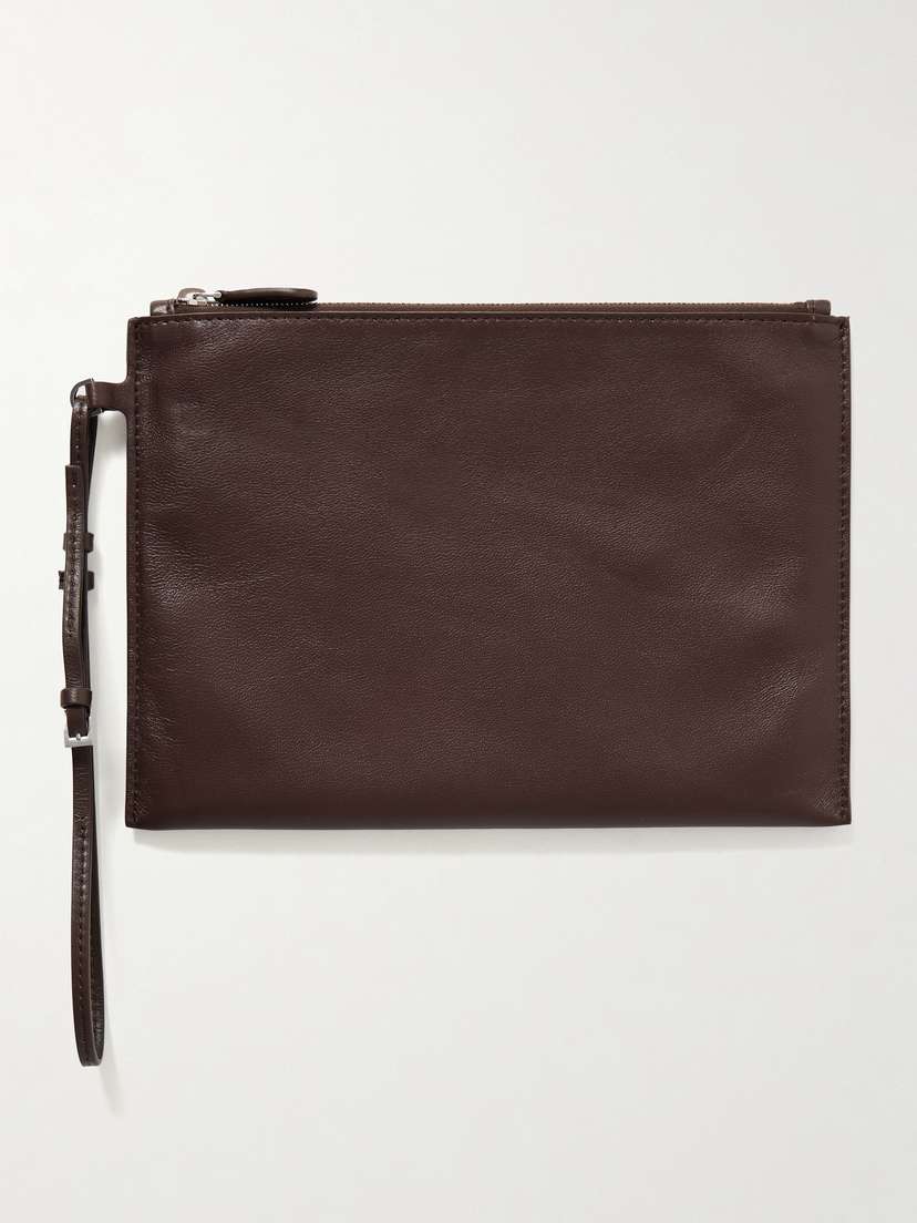 The Row Leather Pouch