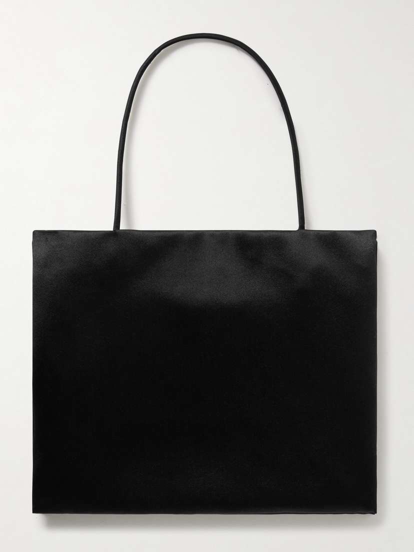 The Row Cecily Silk-satin Tote