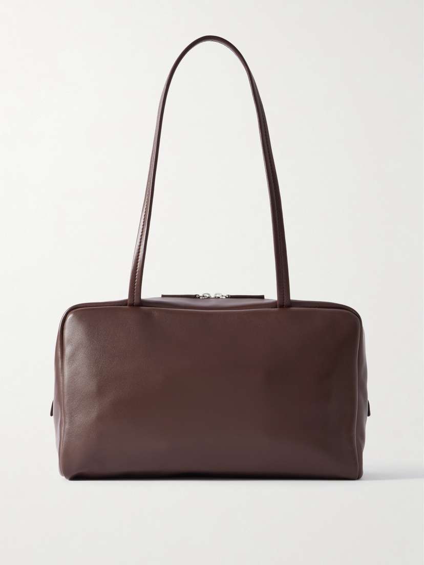 The Row Astra Bowling Leather Shoulder Bag