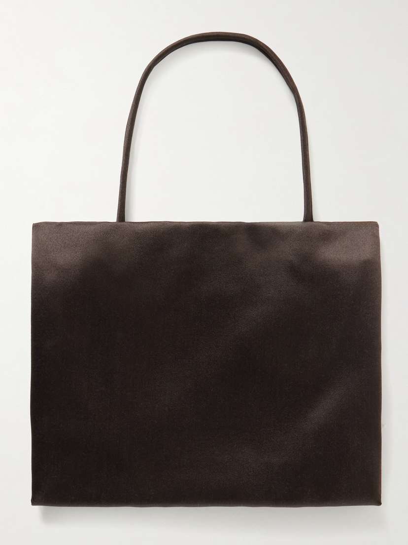 The Row Cecily Silk-satin Tote