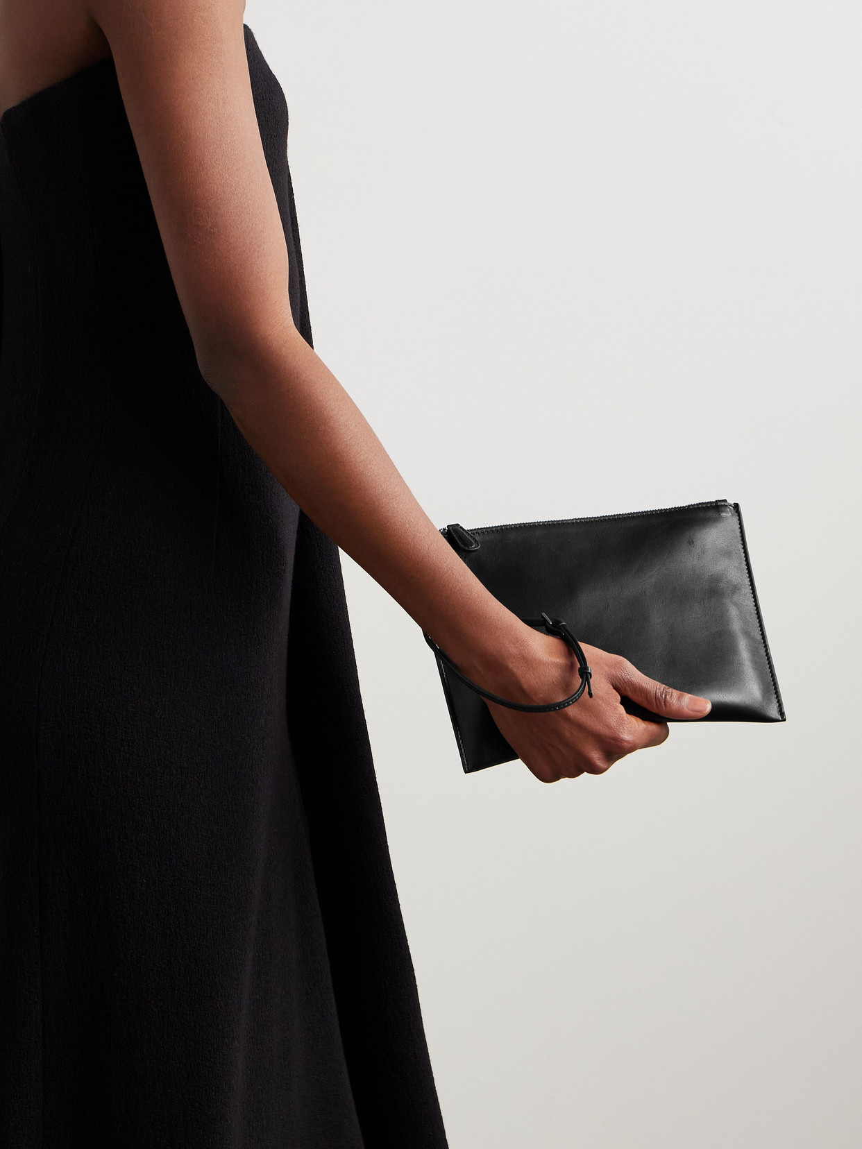 The Row Leather Pouch