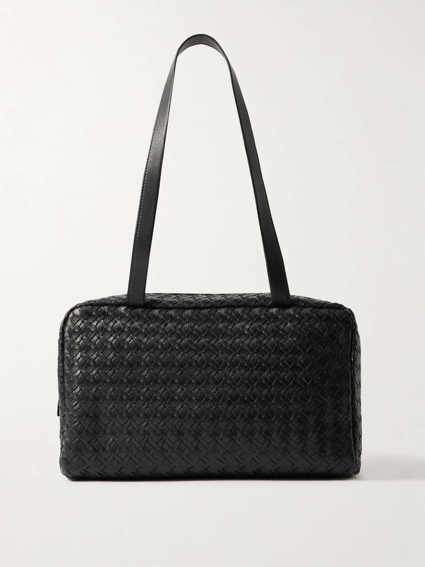 The Row Astra Woven Leather Shoulder Bag