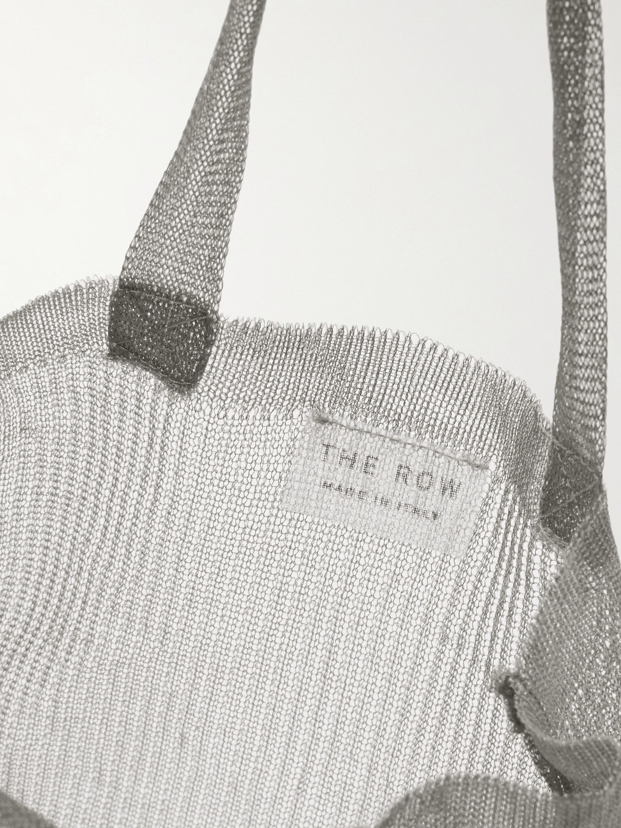 The Row Imogen Mini Metallic Mesh Tote