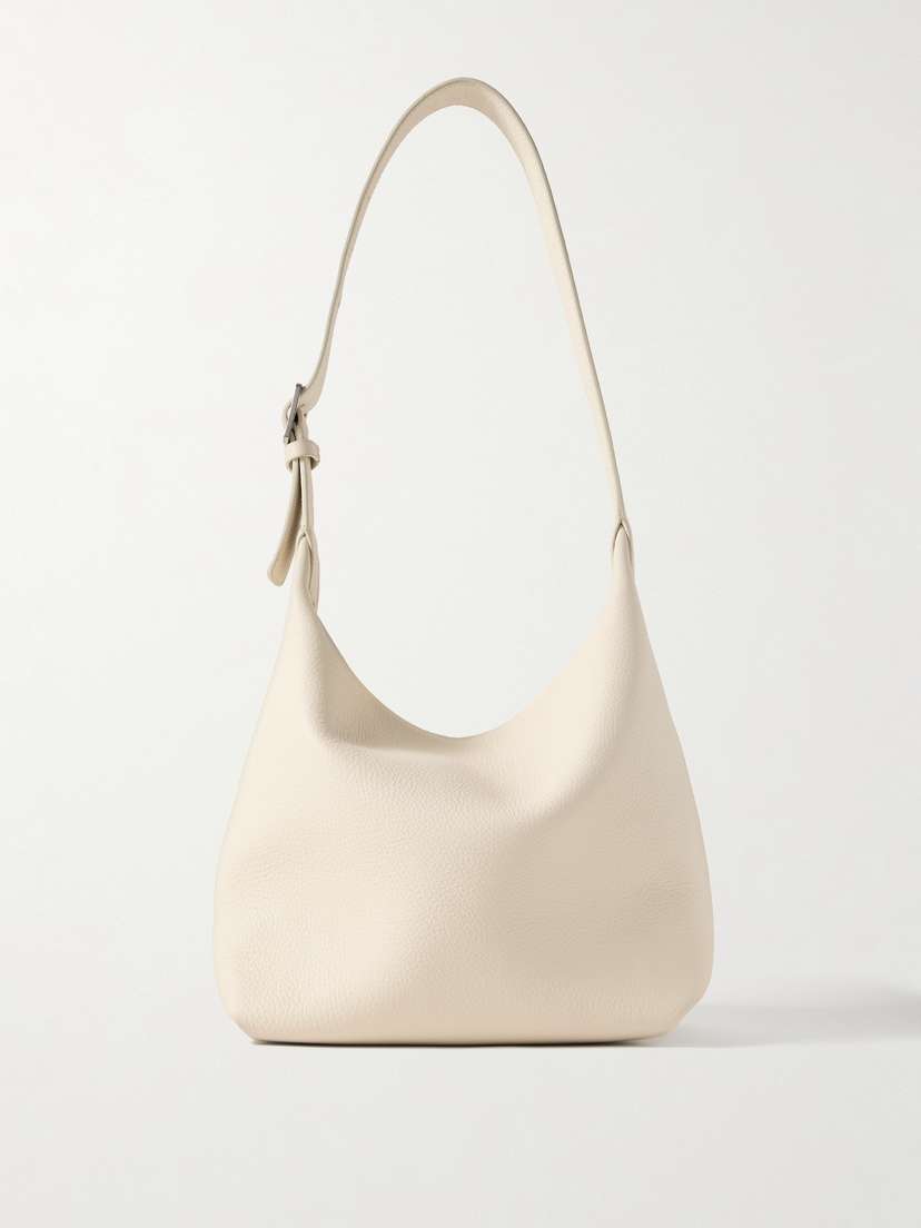 The Row Isa Textured-leather Shoulder Bag
