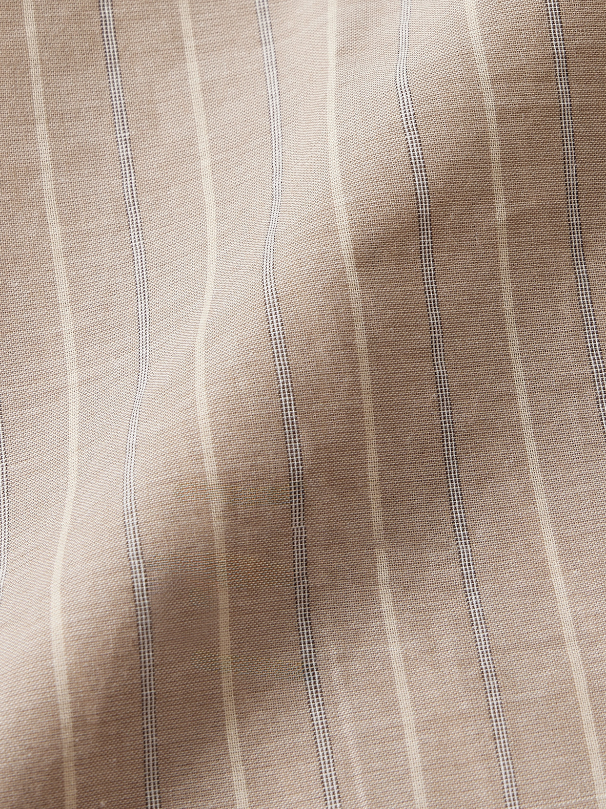 The Row Guel Fringed Striped Cotton-voile Scarf